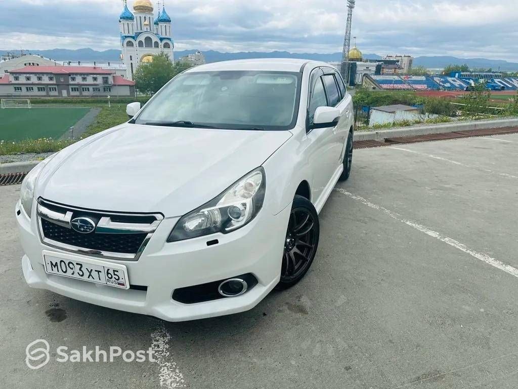 Subaru Legacy 2014 купить Южно-Сахалинск, Бензин, Автомат, Белый