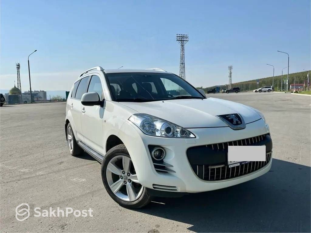 Peugeot 4007 2012 купить Южно-Сахалинск, Бензин, Автомат, Белый